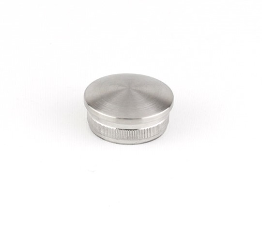 Rohrstopfen für Rohr Ø42,4x2mm gewölbt gegossen Edelstahl