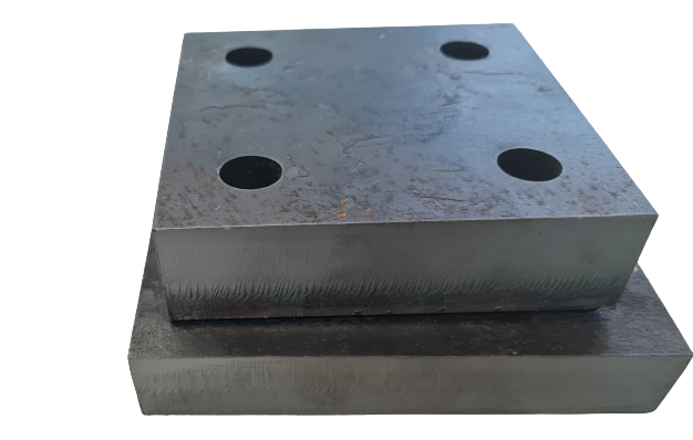Fussplatte Stahlplatte 15mm Zuschnitt 4x Ø16mm