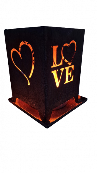 Tisch Feuerkorb Love-Herz