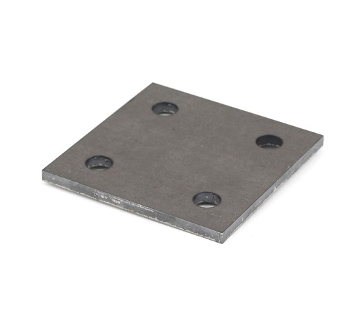 Fußplatte 5mm Ankerplatte Stahlplatte Eisenplatte Bodenplatte Zuschnitt gelocht 